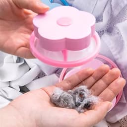 Pet Hair Remover - 2 Stuks Blauw - Wasmachinebal - Handig voor huisdierharen - Huisdierharen verwijderen - Anti-haren - Drogerbol anti-haren - E1.2 — thumbnail 4