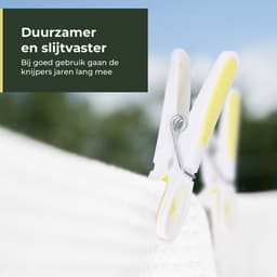 Gandria Wasknijpers 24 Stuks - Kunststof Wasknijpers - Set van 24 Plastic Knijpers - Wasrek Knijpers 10 Kg - 4 Kleuren — thumbnail 5