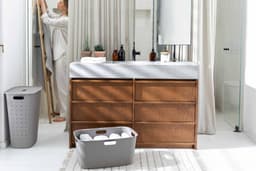 Curver Softex Wasmand met Deksel 56L + Wasmand 45L - Taupe — thumbnail 4