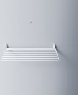 Foxydry Fold 82 cm white wasdroogrek wandmontage clicksysteem - 82 x 50 x 10 cm — thumbnail 2