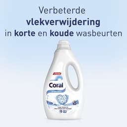 Coral - Vloeibaar Wasmiddel - Optimal White - Witte was - 6 flessen - 156 wasbeurten - Voordeelverpakking — thumbnail 3