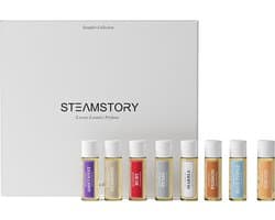 SteamStory Luxe Wasparfum Proefpakket 8×15 ml - Ontdek 8 luxe geuren van fris tot warm — afbeelding 1