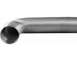 ALU semidec afvoerslang Ø152mm 3m