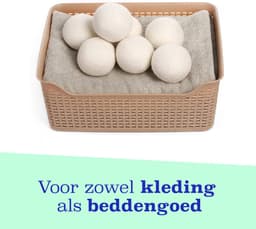 Casa Calma® Drogerballen - Wasdroger - Wasverzachter - Droger Ballen - 6 Stuks - Schapenwol - Energie Besparen — thumbnail 5