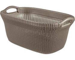 Curver Knit Wasbox - 40 l - Bruin