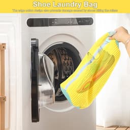 Multifunctionele Wasnet Waszak voor Wasmachine - Dikke Schoenen Bescherming - Wasmachine en Wasdroger - Schoen Waszak Net — thumbnail 3