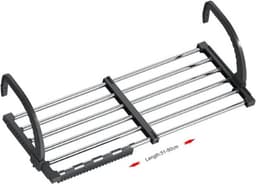 QPFO® Wasrek Hangend voor Trapgat – Ruimtebesparend Droogrek – Stevig & Duurzaam – Ophangsysteem voor Binnen — thumbnail 1
