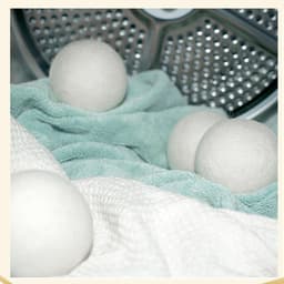 Allecto Plus - Herbruikbare Natuurlijke Woldrogerballen in Donkergrijs 6 cm - Set van 6 stuks met Drogerballen van Wol voor Donsjack — thumbnail 3