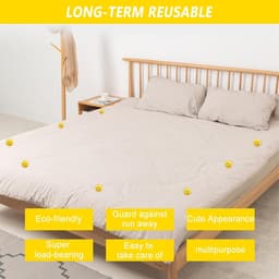 Allecto Plus - Duvet Fixing Clips Set van 24 Stuks - Clips voor Dekbedovertrekken - Handige Clips voor Tijdens het Opmaken van het Bed en Opruimen van Kleding en Gordijnen — thumbnail 3
