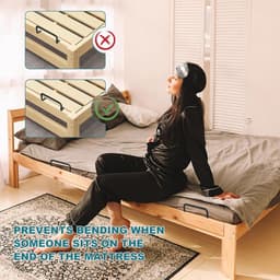 Matrashouders voor Stabiele en Antislip Bedden, Geschikt voor Diverse Bedtypes en Matrasdiktes — thumbnail 2
