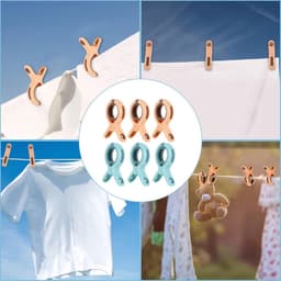Allecto Plus - Handdoekklemmen voor strandstoelen - Set van 8 - Winddichte strandhanddoekklemmen - Voor dagelijks gebruik - Badhanddoekklemmen - Geschikt voor strandhanddoeken, badhanddoeken, beddengoed en dikke kleding — thumbnail 5