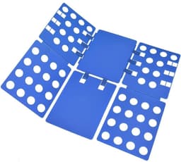 Opvouwbaar T-shirt wasbord, 3 T-shirt vouwborden (blauw, 3 borden) — thumbnail 1