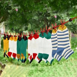 Reis Kledinglijn - Waslijn met Clips - Drogen van Kleding - Windproof en Antislip - Tot 3.7 Meter - Rood — thumbnail 3
