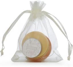 Druiven Beschermzakjes - Fruit Netten - Bescherming Tegen Ongedierte - Herbruikbaar Organza Materiaal - 50 stuks 9x12 cm - Beige — thumbnail 1