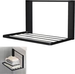 Uitbreidbaar Magnetisch Wasmachine Rek 41x25cm, Inklapbaar Droogrek en Opbergplank voor Wasruimte en Keuken, Perfect voor Organisatie en Ruimtebesparing — thumbnail 1