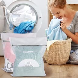 Grote Waszakken met Rits, 2 Stuks Netwaszakken voor Delicate Kleding, Sokken en Ondergoed — thumbnail 2
