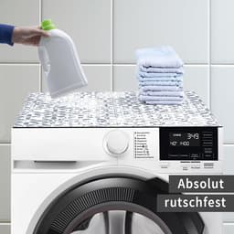 Wasmachine Beschermers - Antislip Matten - Apparaten Stabiliseren - Op Maat Te Knippen - 60 x 60 cm - Blauw Grijs — thumbnail 3