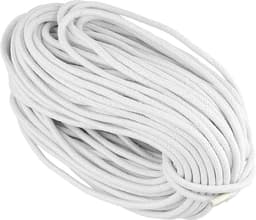 Katoenen Waslijn - Stevig Touw - Buiten Drogen - Scheurvast Gevlochten - 2x 50 Meter - Wit — thumbnail 4