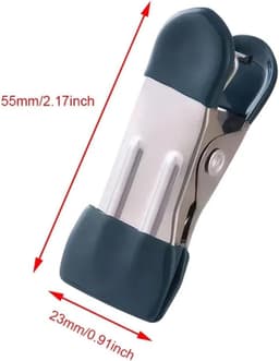 Kleding Pins - Wasknijpers - Was Drogen - Sterke Grip - 60 Stuks - Lichtblauw — thumbnail 3
