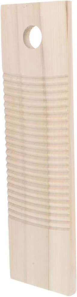 Houten Waskom - Handwas Plank - Kleding Wassen - Massief Hout - 45 x 13 cm - Beige — thumbnail 1