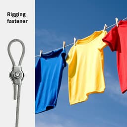 NTH products- Kabelklemmen Roestvrij Staal 304 - Zelfklevende Bevestigingsklemmen - Rigging Bevestigingselementen - Voor Waslijn/Banners - Duurzaam/Robuust - 8 x 15 mm - Bevestigingsklem — thumbnail 4