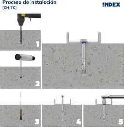 Bevestigingsankers - Hoge belastingen - Stevig bevestigen - Verzinkte coating - M10 x 100 mm - Metaal — thumbnail 4