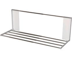 Magnetisch wasmachine-rek, telescopisch wasrek, ruimtebesparend voor badkamer, slaapzaal, appartement, multifunctionele opbergoplossing voor schone kleding