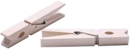 Wasknijpers Houten - Kledingklemmen Hanger - Wasgoed Drogen - Sterke Veer - 52 Stuks - Niet gespecificeerd — thumbnail 3