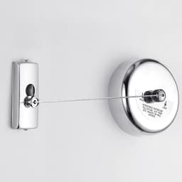 Dailygoods- Waslijn Intrekbaar 2,8 M - Roestvrij Stalen Wasdroger - Verstelbaar Touw - Corrosiebestendig - Geschikt voor Binnen/Buiten - Ruimtebesparend Ontwerp - Kledingdroger — thumbnail 3