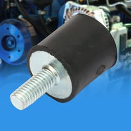 Dailygoods- Schokdempers 4 Stuks - Rubberen Steunen - Anti-vibratie Voeten - Silentblock - Geschikt voor Airconditioning - Materiaal: Rubber/Metaal - Rubberen Buffers — thumbnail 3