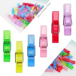 Dailygoods- Foto Clips 110 Stuks - Mini Plastic Knijpers - Gekleurde Knijpers - Creatieve DIY Decoratie - Stevige Veerstructuur - Kwaliteitsmateriaal — thumbnail 3