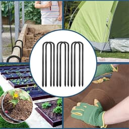 Duurzame grondankers en tentpinnen voor tuin, trampoline en schommels - 6 stuks van 30 cm — thumbnail 4