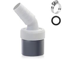 Afvoeraansluiting voor Wasmachine, Y-Adapter voor Afvoer, 18-24 mm Inlaat, Geschikt voor Vaatwasser en Droger, Duurzaam en Betrouwbaar