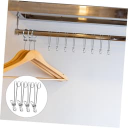 Klem Clips - Metalen Knijpers - Kleding Ophangen - Roestvrij Staal - 10 Stuks - Zilver — thumbnail 5