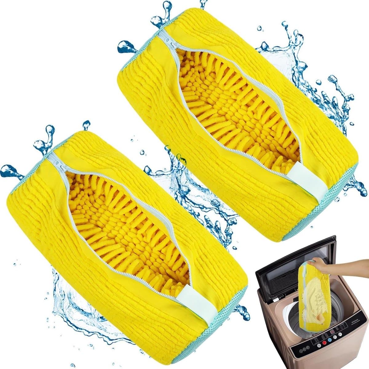 Duurzame Sneaker Waszakken voor de Wasmachine - 2 Stuks, Ideaal voor Schoenen en Sneakers Reinigen — afbeelding 1