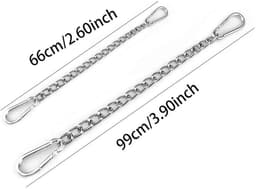 Dailygoods- Ketting Roestvrij Staal - Hangstoelketting - Verlengketting - 180 kg Capaciteit - Met Karabijnhaken - Verstelbaar 66 cm - Hangmatketting — thumbnail 5