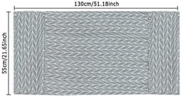 Dailygoods- Stofkap Waterdicht - Wasmachinehoes Bovenkant - Koelkast Stofkap - Opbergtas - Polyester Katoen - 130 × 55 cm — thumbnail 2