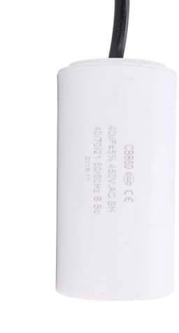 Dailygoods - CBB60-condensator - motorcondensator - compact en draagbaar - 40uF 450V - ideaal voor start AC-voedingssysteem - geschikt voor diverse hu... — thumbnail 5