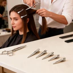 Haarspelden Set - Haarklemmen Knijpers - Haarstyling Knutselen - 75 Stuks Metaal - Klein Middel Groot - Zilver — thumbnail 4