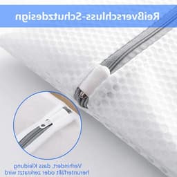 Wasnetten voor Wasmachine - 4 Stuks, Grote 50 x 60 cm, Waszak met Rits voor Kleding, Shirts, Broeken en Handdoeken, Ideaal voor Delicate Was — thumbnail 4