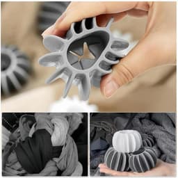 Dailygoody - Drogerballen - Anti-rimpel wasballen - Verbetert wasresultaat - Wit en grijs - Duurzaam en effectief - Geschikt voor alle kleding - 14 st — thumbnail 2