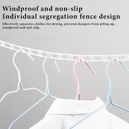 Reis Waslijn - Draagbare Drooglijn - Buiten Drogen - Windproof Ontwerp - 5 Meter - Grijs — thumbnail 4
