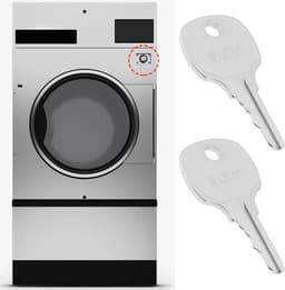 Dailygoods- Wasmachine Sleutels 2x - Vervangonderdeel 70155601/RL001 - Compatibel met Speed Queen/Huebsch/UniMac - Duurzaam metaal - Betrouwbare prestaties - Vervangsleutel — thumbnail 5