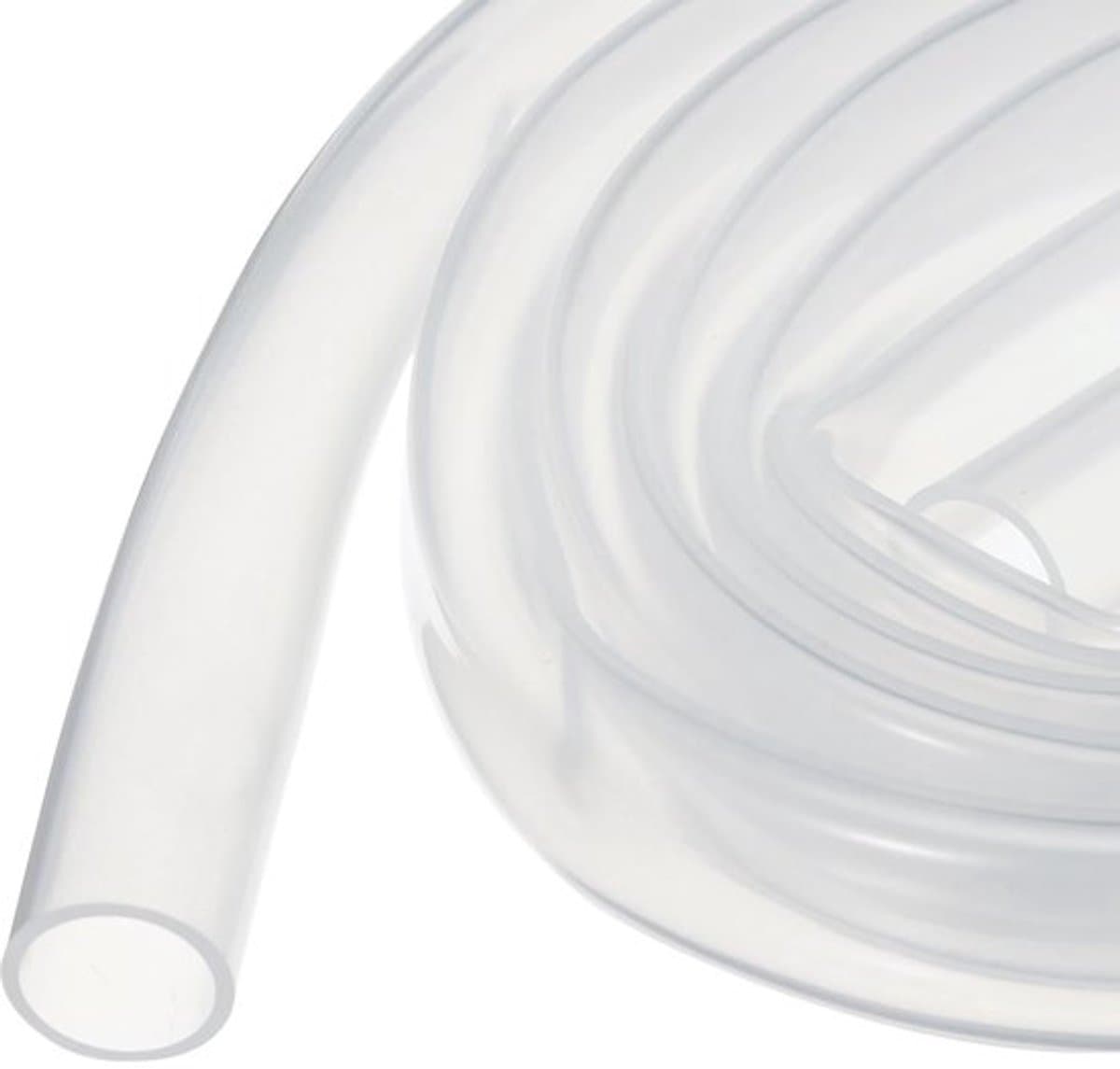 Dailygoods- Siliconen Slang 0,9 m - Flexibele Slang - 16 mm ID - 20 mm OD - Transparante Slang - Hoge Temperatuur - Voor Irrigatie/Afvoer - Afvoerslang — afbeelding 1