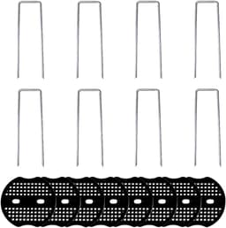 Grondankers Haringen - Tuinharingen Staken - Tuinonderhoud Vastzetten - Stabiele Steun Constructie - 15 x 4 cm - Grijs — thumbnail 1