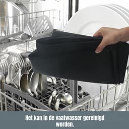 RONN® Lekbak Wasmachine - Lekbak - Anti Trillingsmat Wasmachine - Lekbak Wasmachine- Lekbak Wasmachine Universeel - Zwart- 60cm x 60cm x 2cm — thumbnail 3