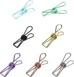 RVS Wasknijper Set van 20 - Roestvrijstalen Kledingklemmen voor Buiten - Multi-inzetbare Utility Clips voor Keuken en Tuin - Stevig en Weerbestendig — thumbnail 5