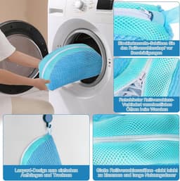 Famanu – Schoenwaszakken - waszak - waszak - sneakers - herbruikbare schoenentas - sneakers - waszak met antislip ritssluiting - voor alle soorten schoenen - sector-blauw — thumbnail 5