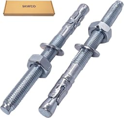 Wedge Anchors - Metal Dowels - Beton Bevestigen - Verzinkt Staal - M12 x 110 mm - Zilverkleurig — thumbnail 5