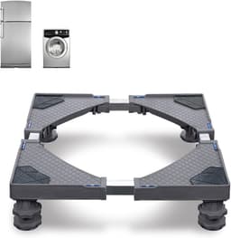 Wasmachine Onderstel - Apparaten Verhoger - Stabiele Plaatsing - Verstelbaar Frame - 45-75 cm - Grijs — thumbnail 1